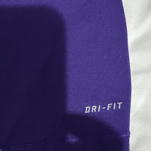 Nike Pro Women's Vivid Purple Long Sleeve Tee - Picture 5 of 6